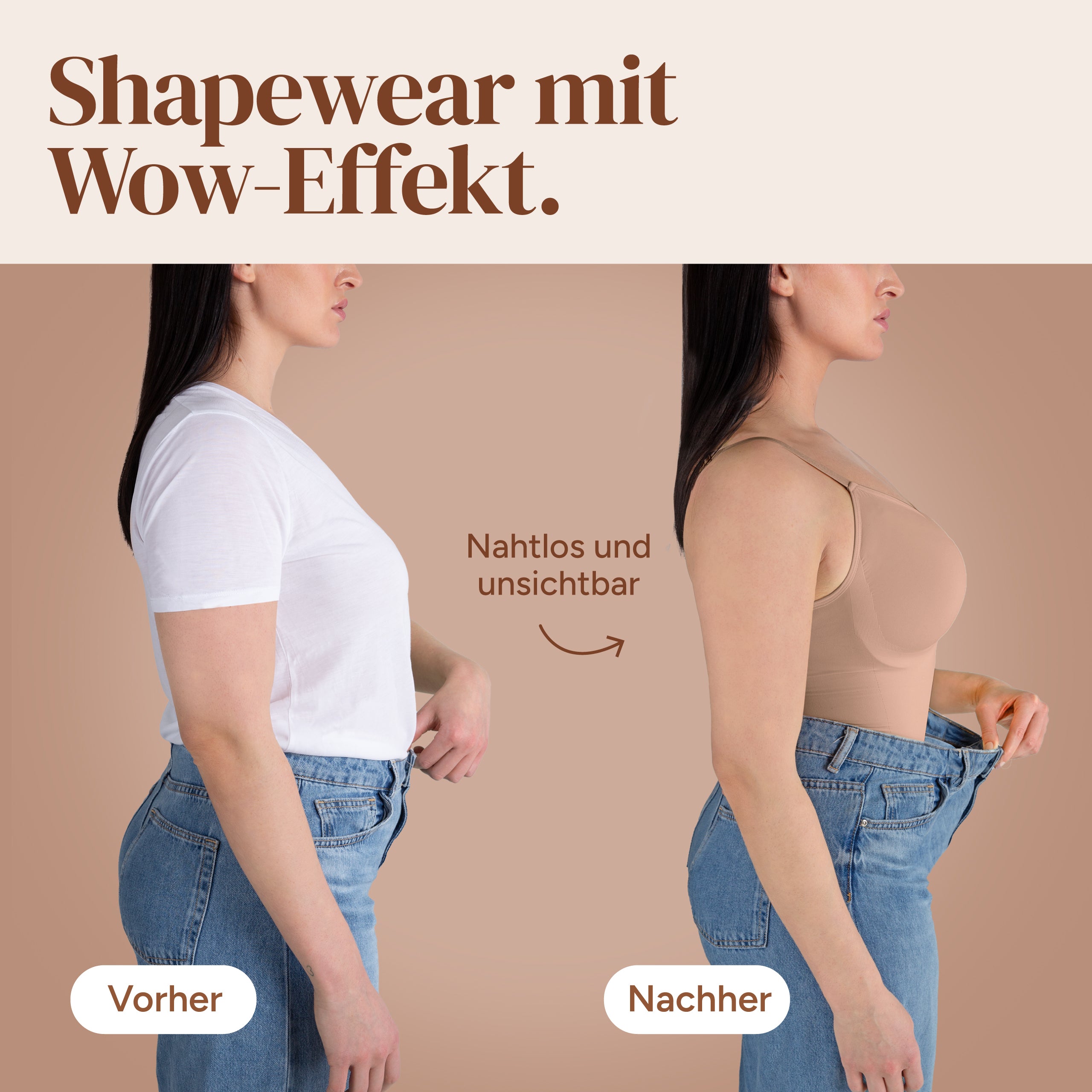 Premium Bodysuit Shapewear mit Slip