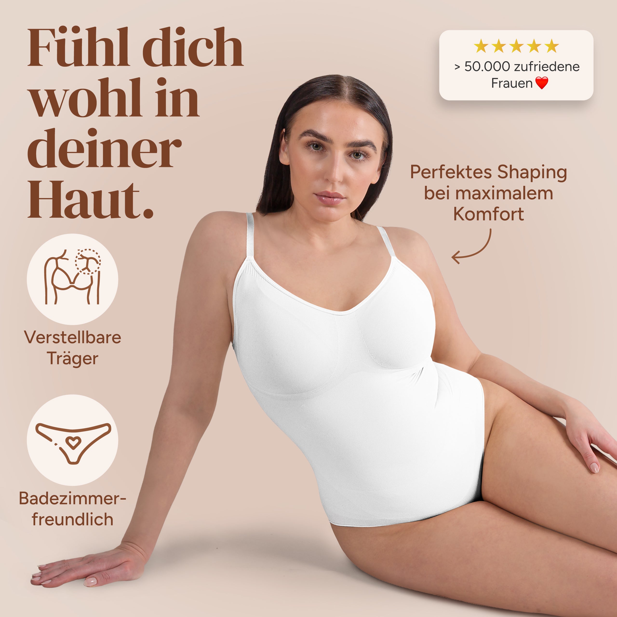 Premium Bodysuit Shapewear mit Slip